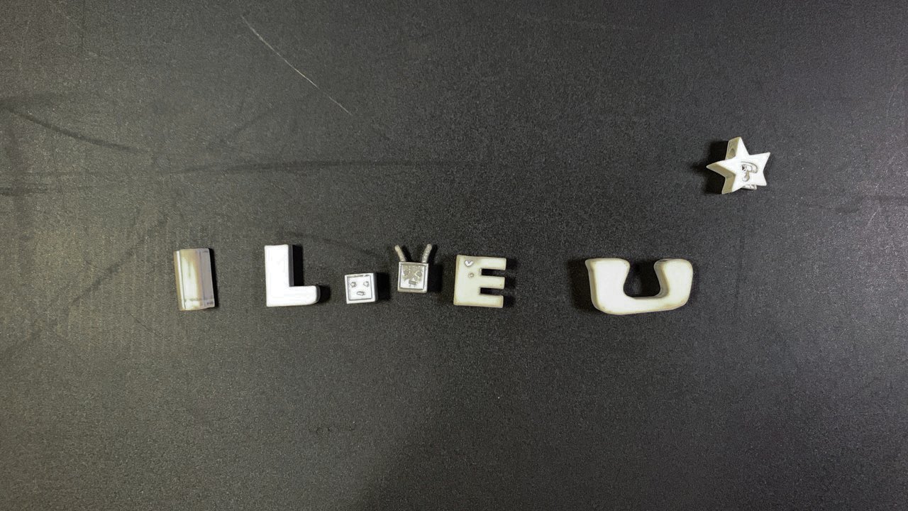 'ILY' LOC SET PACK OF 6 product image (1)
