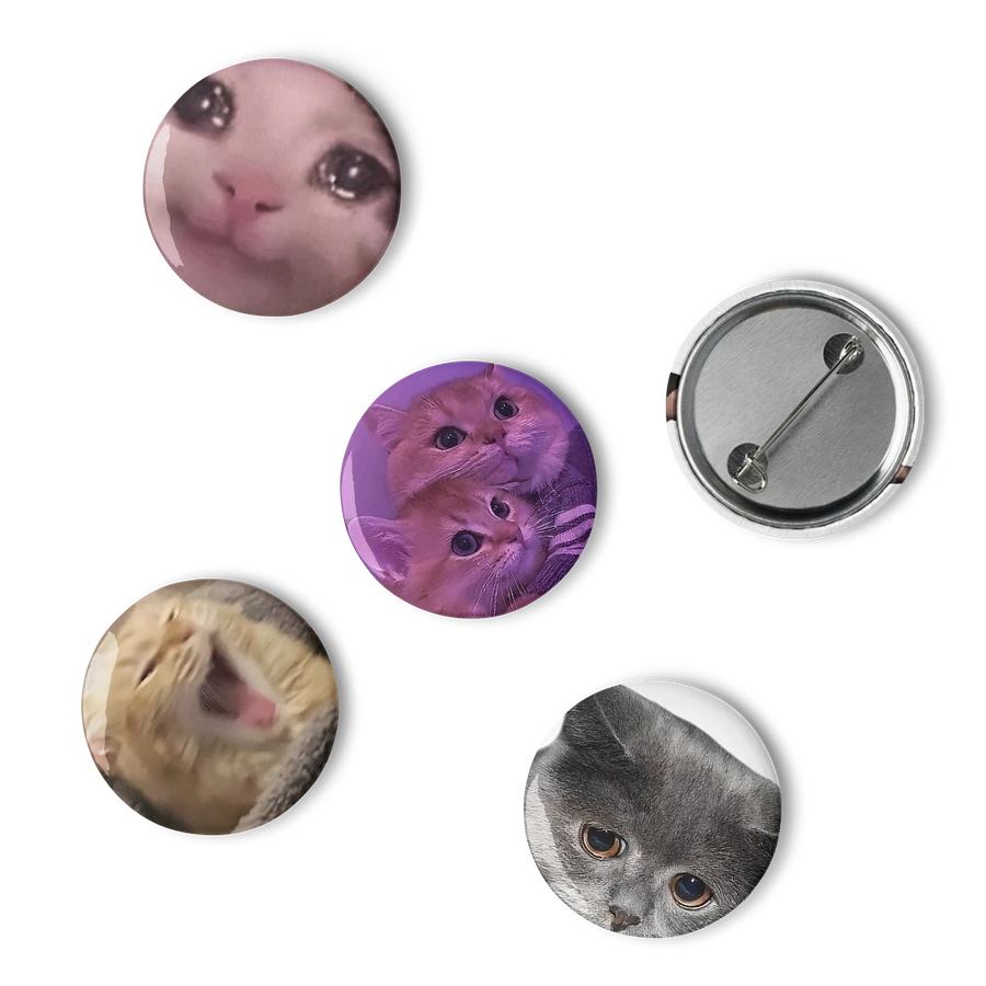 Set of Pin Buttons: Meme Cats 4 product image (6)