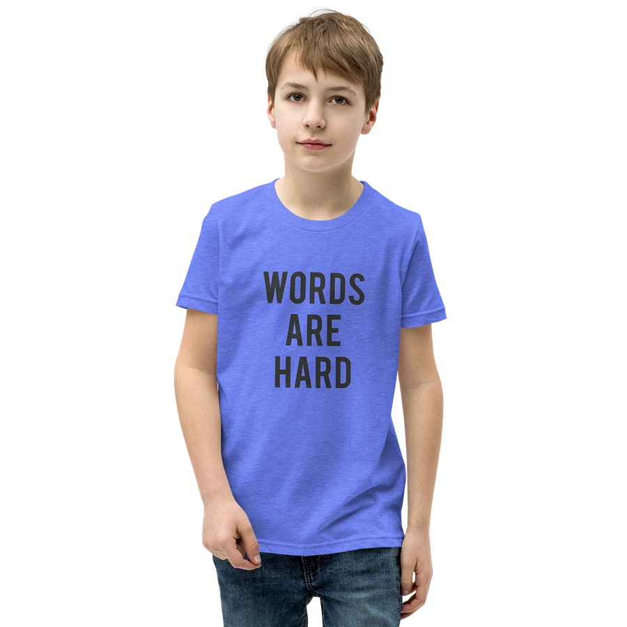 Words Are Hard Kids Tee product image (1)