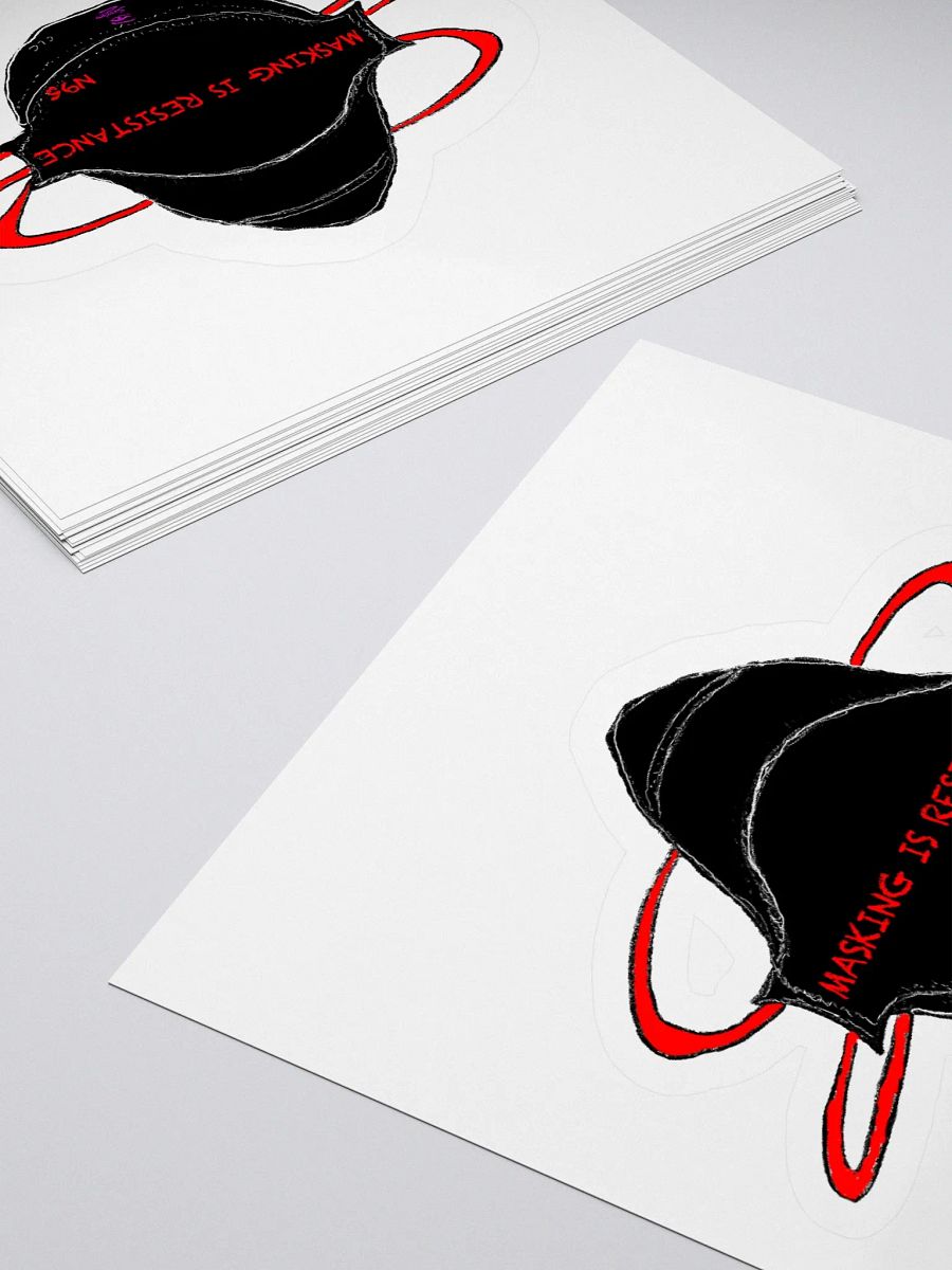 MASKING IS RESISTANCE Stickers product image (12)