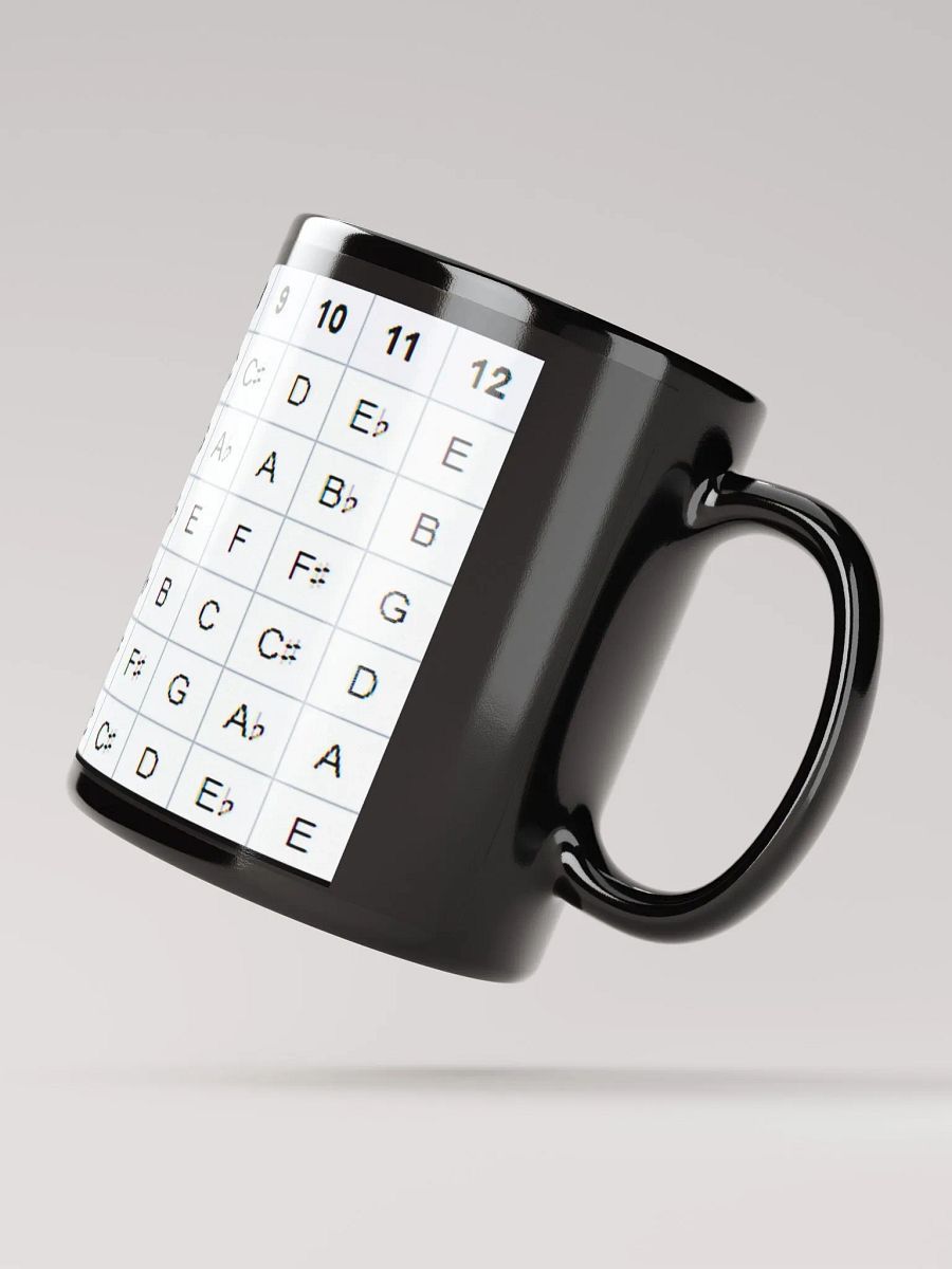 Musical Matrix Black Glossy Mug product image (3)