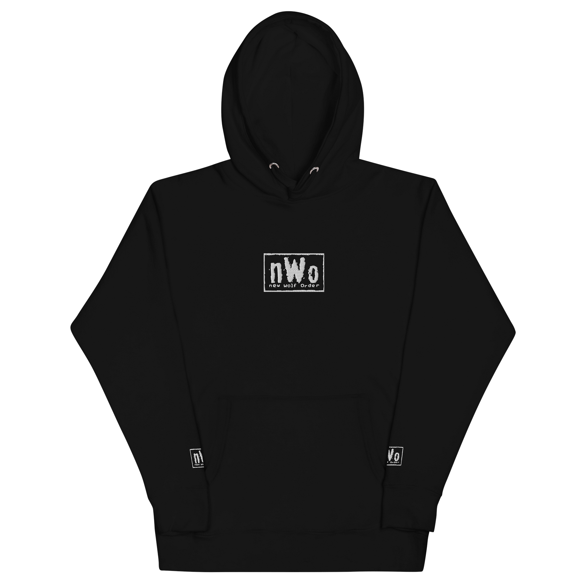 nWo Distressed Small Logo Premium Hoodie product image (4)