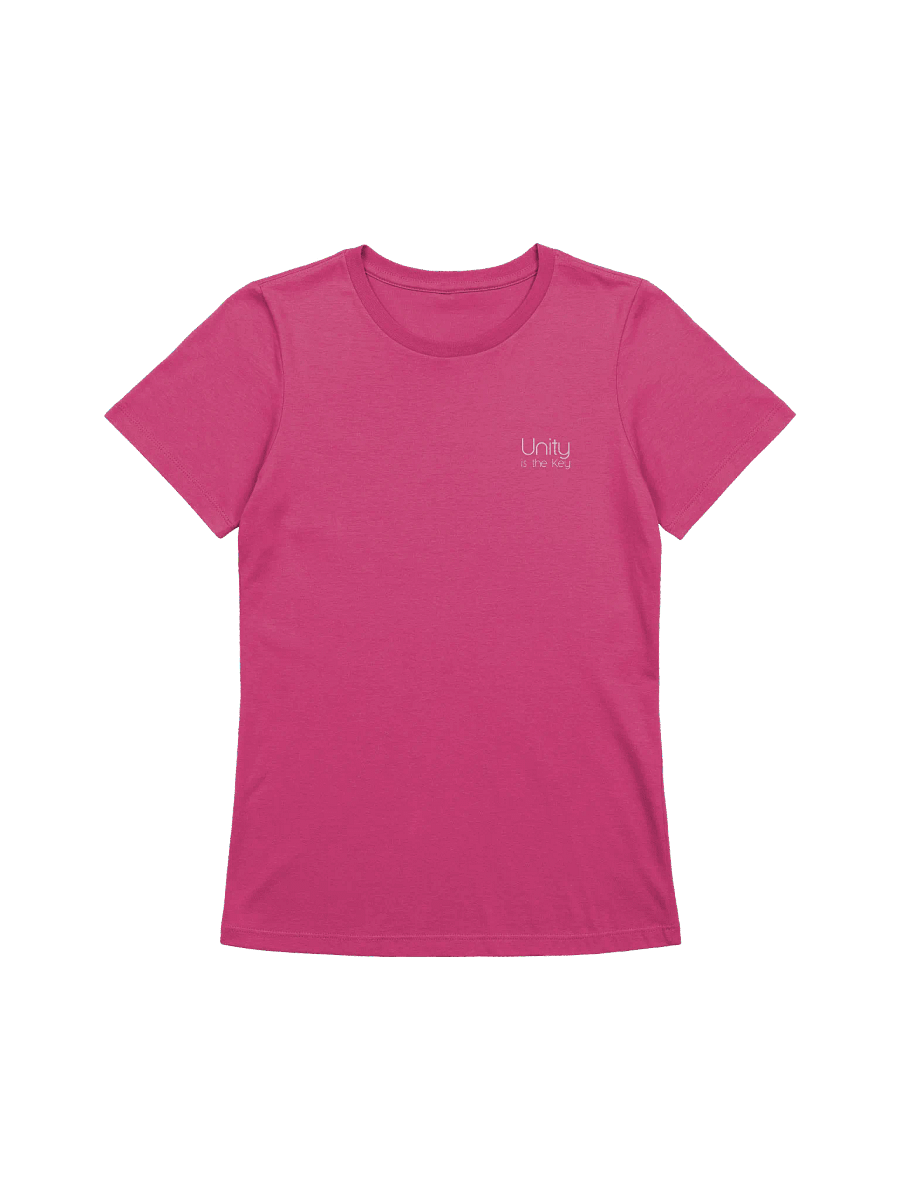 T-shirt Femme UNITY IS THE KEY sigle Blanc product image (9)