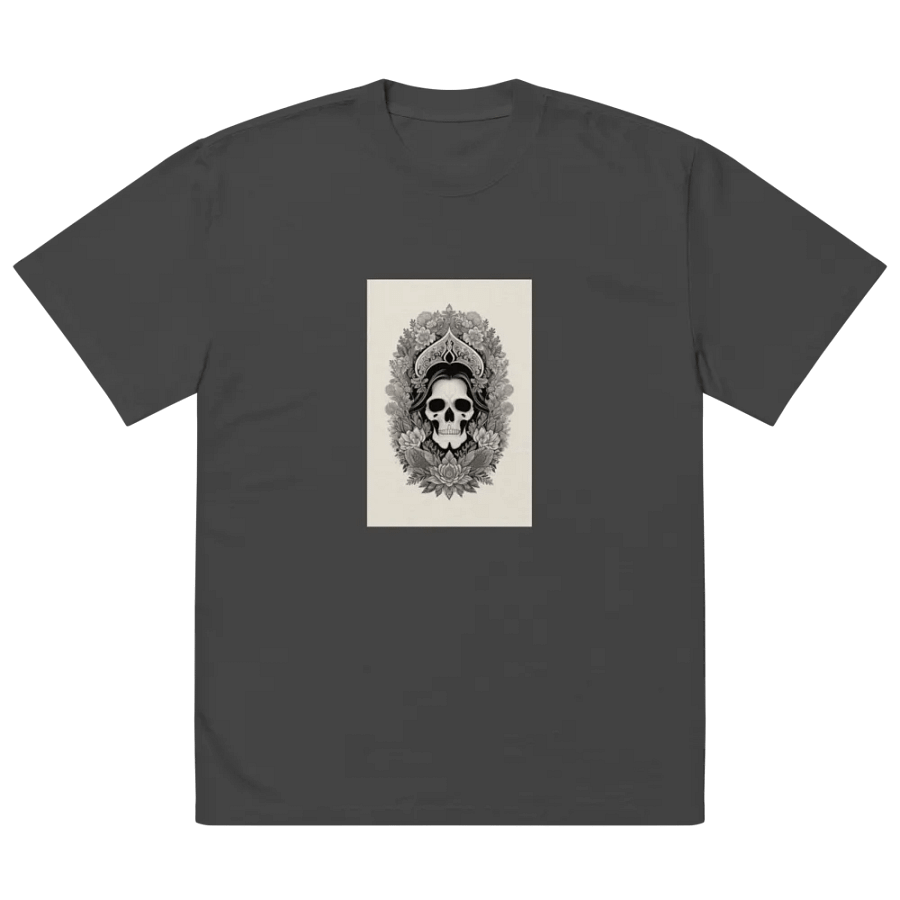 Ornate Skull Headdress Oversized Tee product image (5)