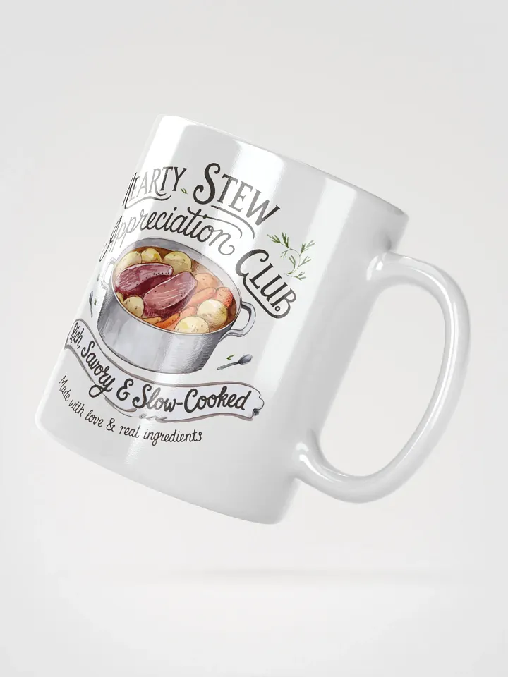 Hearty Stew Appreciation Club White Glossy Mug product image (6)