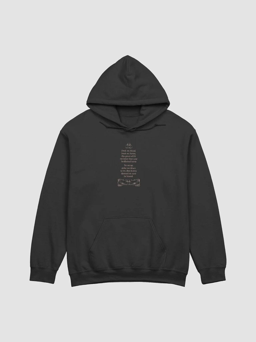 'Syrena' Official Merch Hoodie (chorus lyrics version) product image (1)