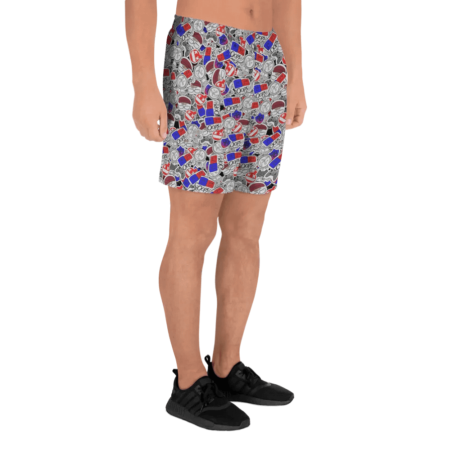 Sticker-Bomb Athletic Shorts product image (6)