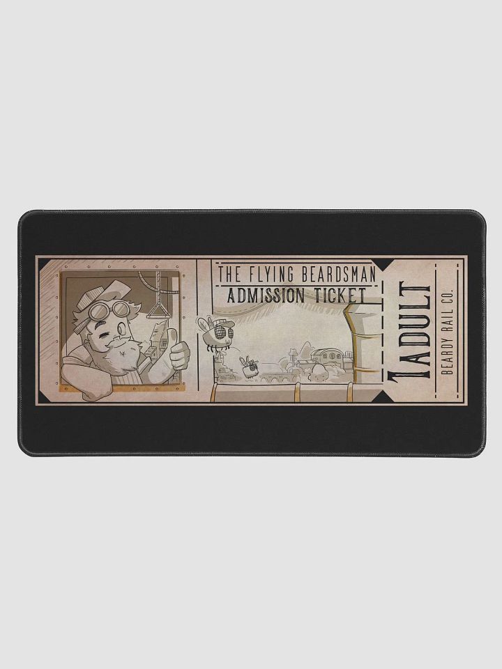 Beardy Rail Co. Train Ticket Desk Mat product image (1)