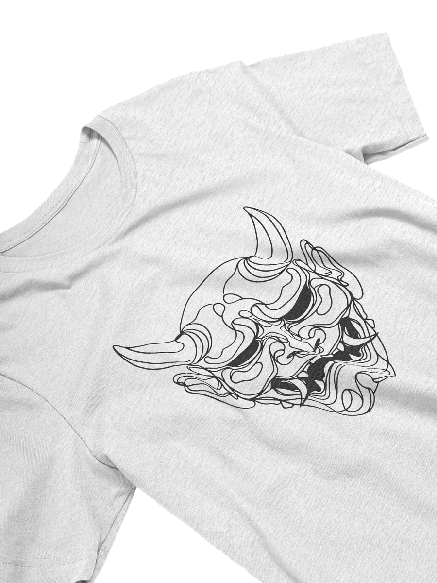 Japanese Oni Mask Line Art Design T-shirt product image (26)