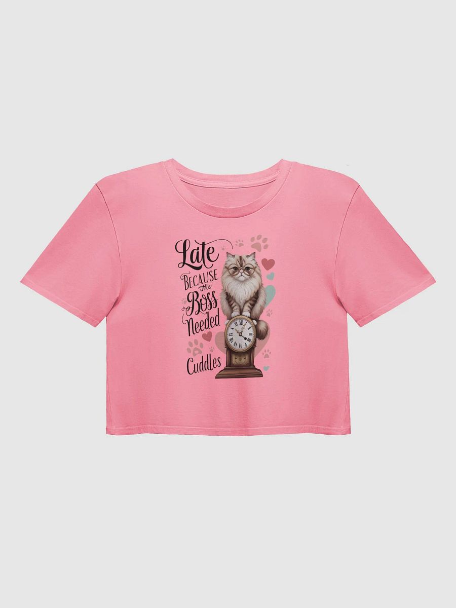 Meow Time Fashion Crop Top product image (1)
