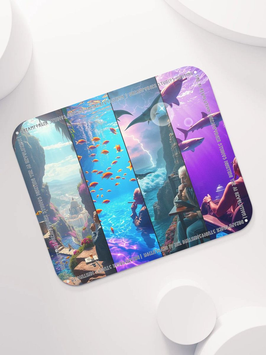 Deep Thinkers: Surrealist Vision Art Gallery Mouse Pad product image (7)