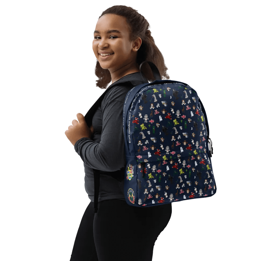 The KidTime StoryTime Character Backpack (Navy Blue) product image (10)
