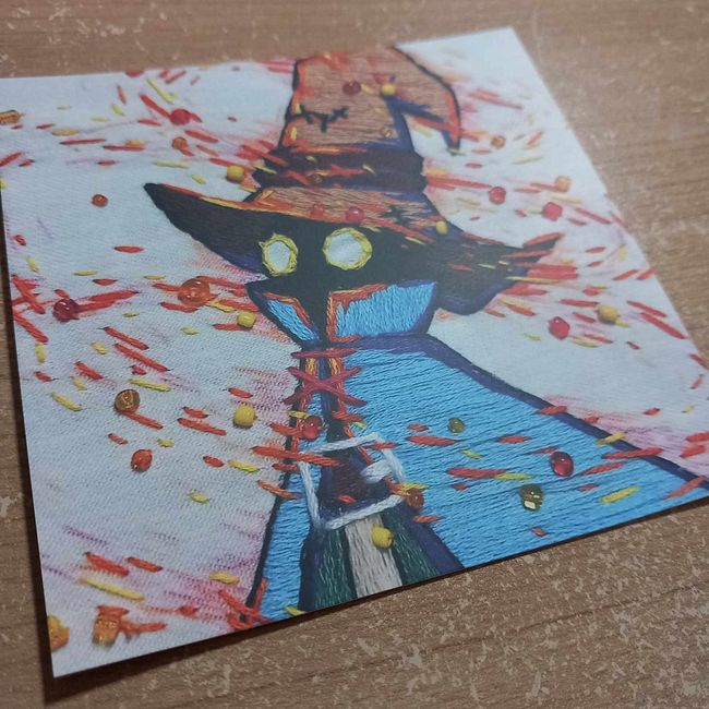 10.5x10.5cm Embroidery Prints
