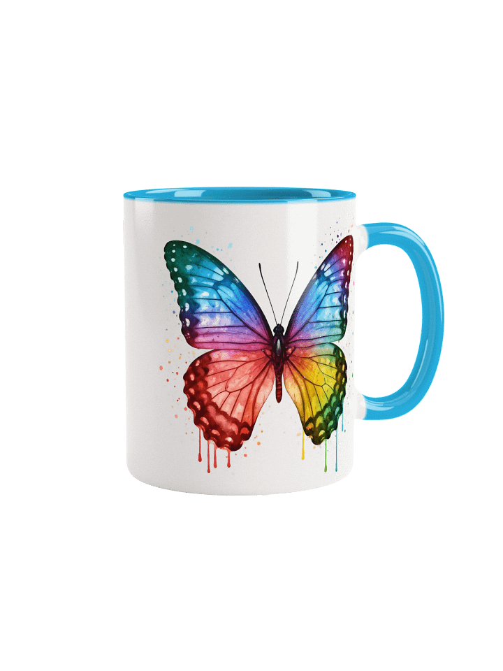 Rainbow Cascade Butterfly Watercolor Mug product image (4)