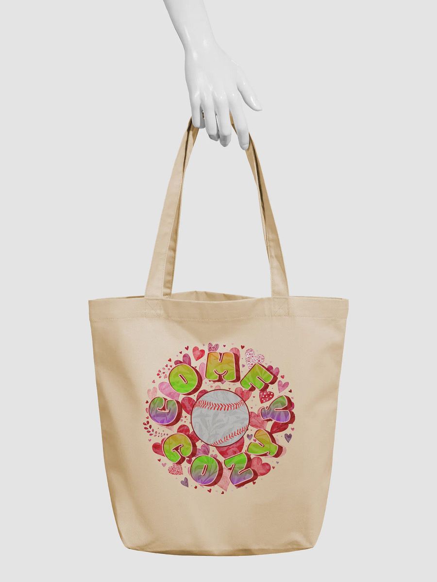 Comfy Cozy Baseball Heartfelt Tote Bag product image (6)