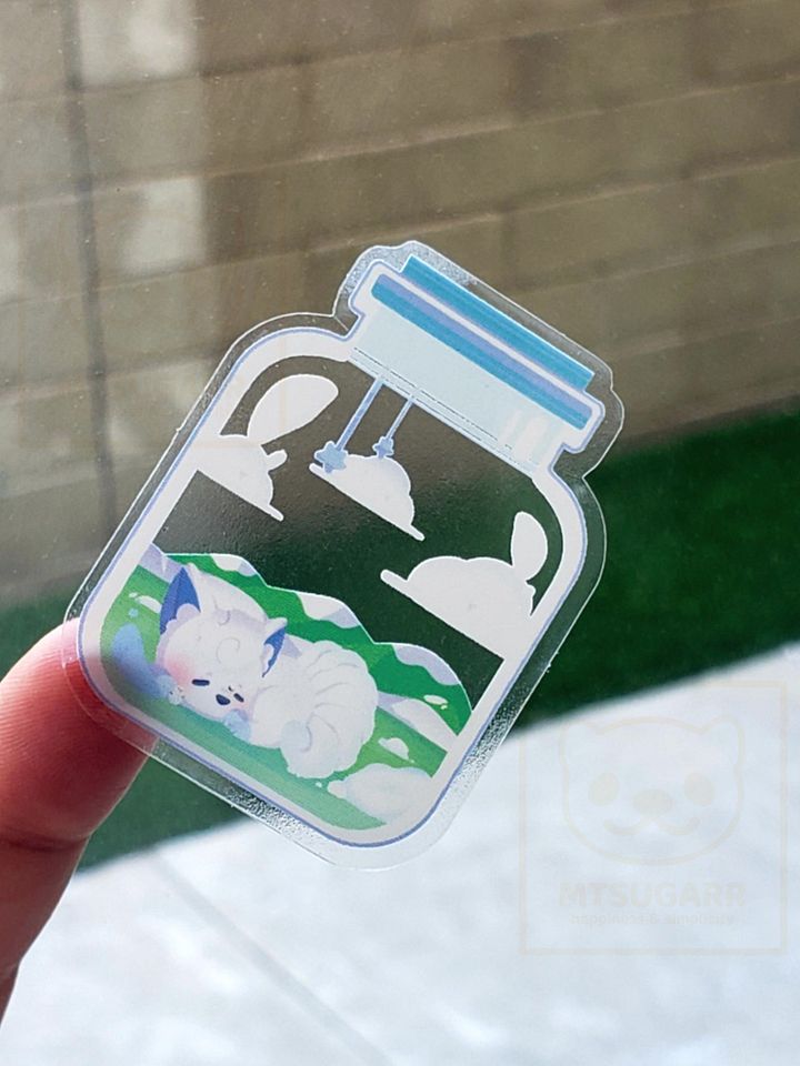 Pokemon | Alolan Vulpix Jar Sticker product image (1)