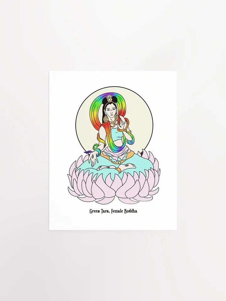 Green Tara 8x10 Print product image (1)