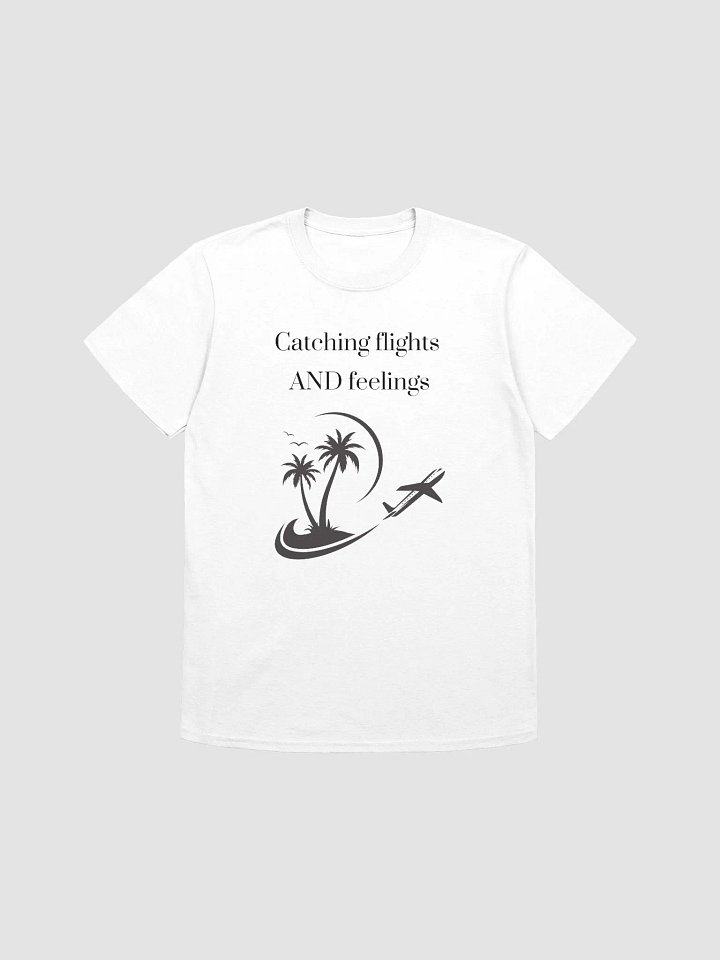 Catching Flights AND Feelings Unisex Softstyle T-Shirt product image (3)
