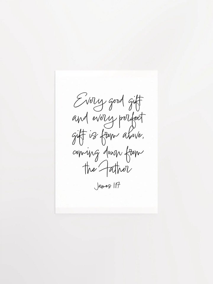 Every Good Gift - Print product image (1)