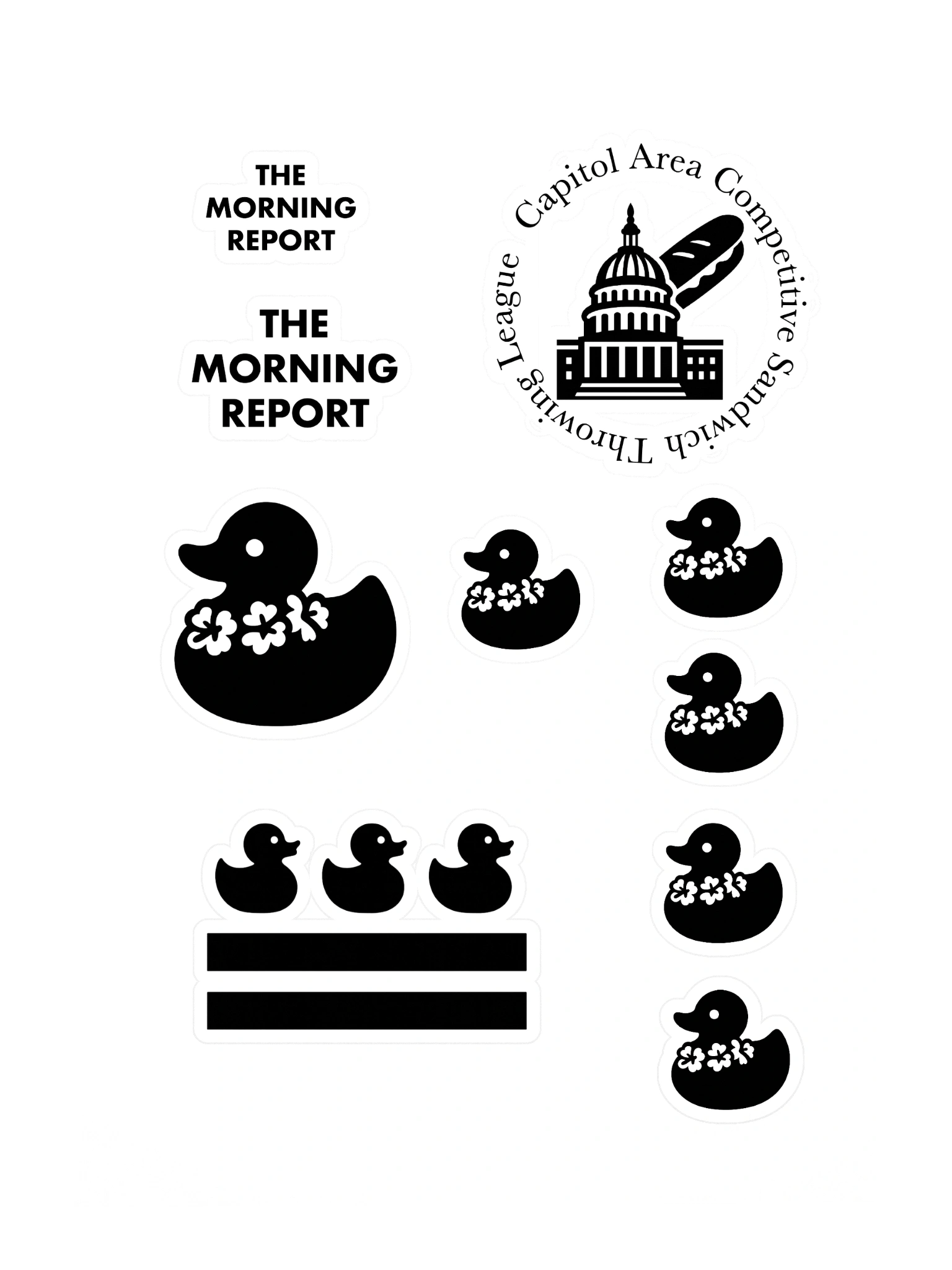 Morning Report Stickers!! product image (3)