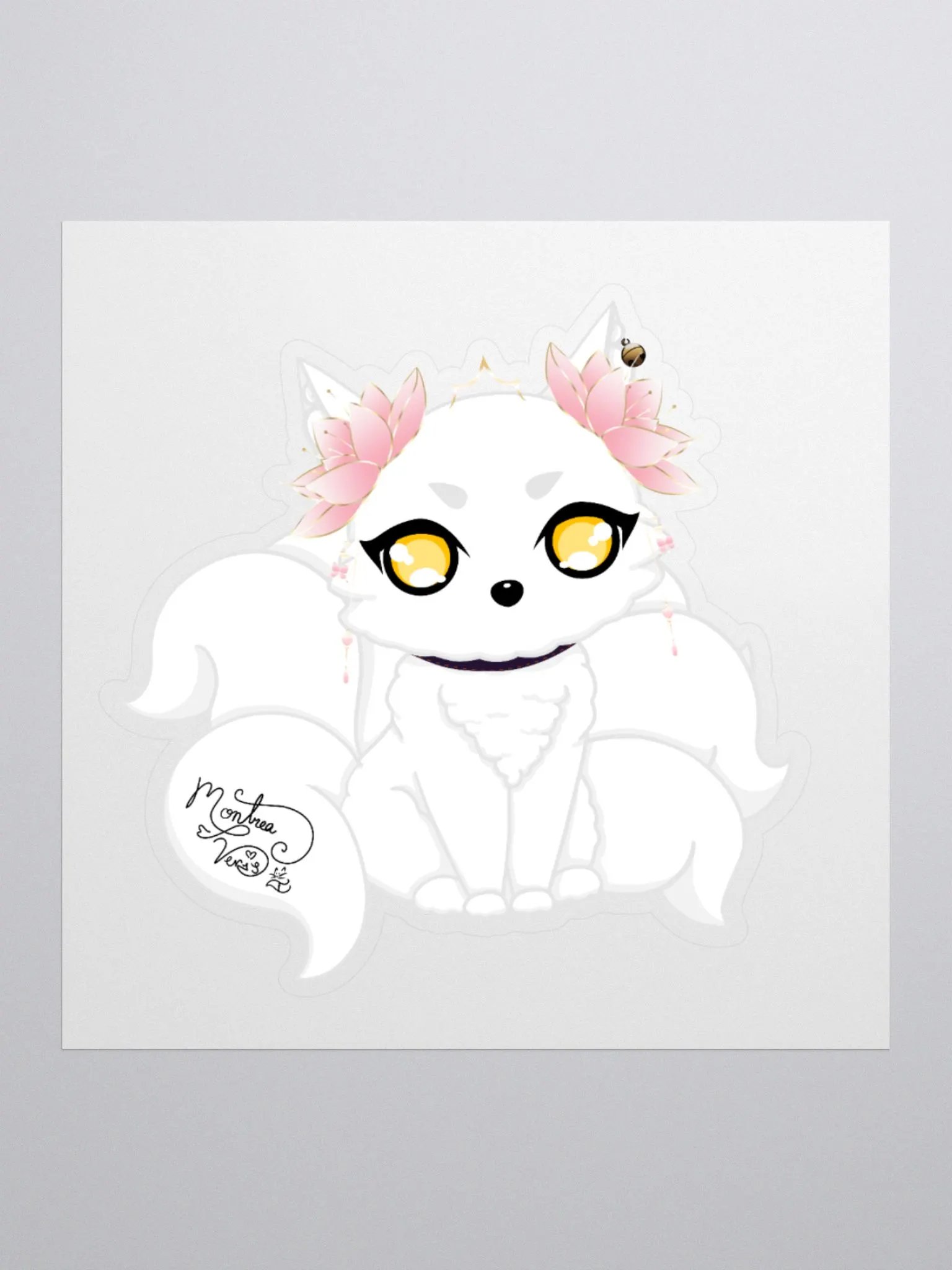 Spring Fox Kiss Cut Sticker product image (1)