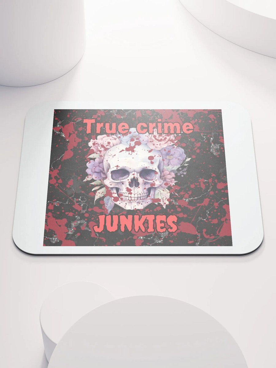 true crime junkie mouse pad product image (1)