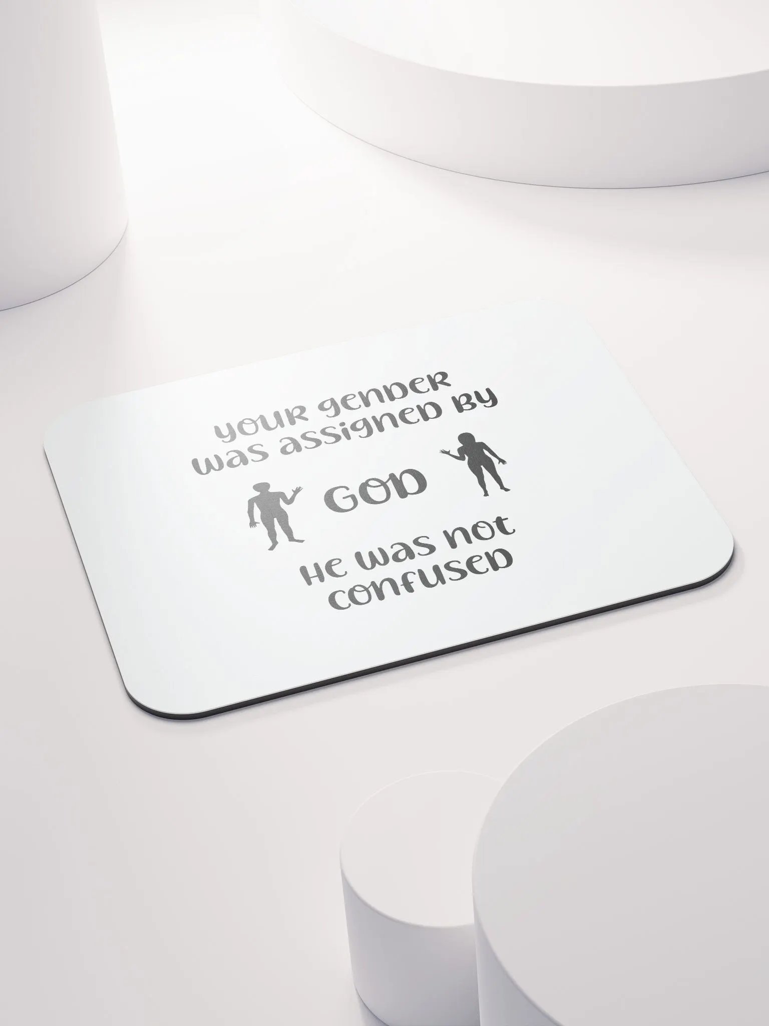 Your Gender Was Assigned by GOD. Eclipse Mouse Pad product image (4)