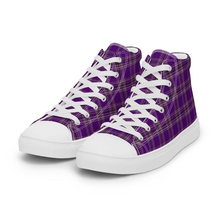 Men's Plaid Fusion High Top Shoes product image (7)