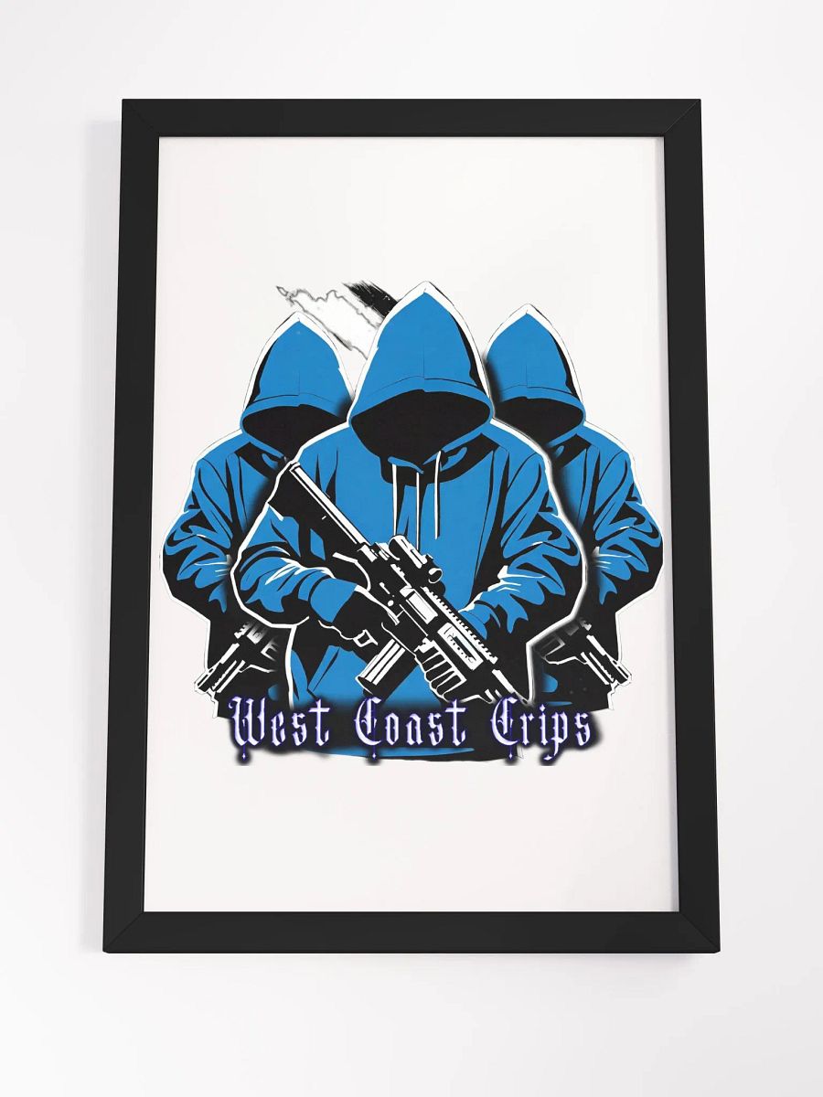 West Coast Crips Framed High-Quality Matte Poster product image (8)