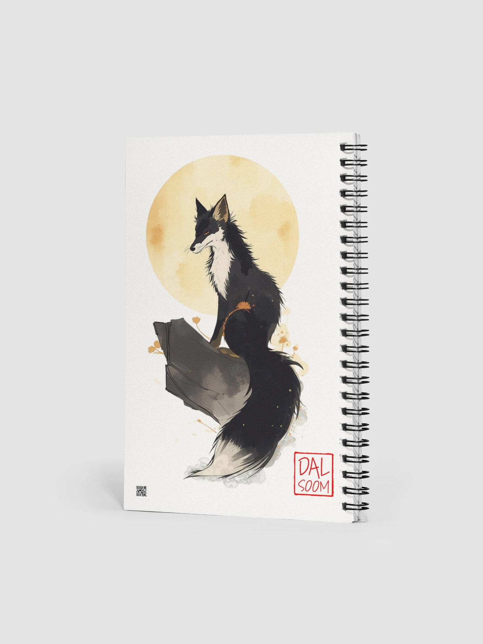 Moonlit Fox Spiral Notebook product image (4)