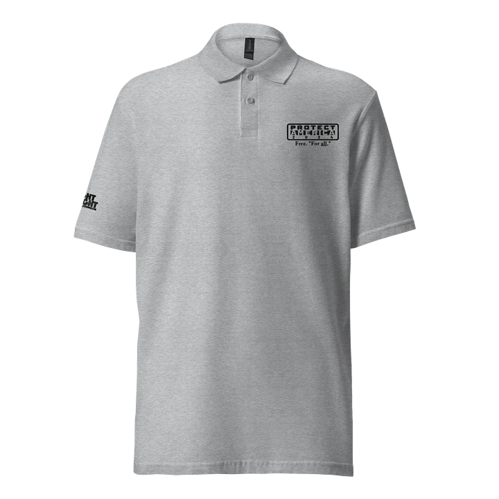 Protect America 2024 Polo shirt (black text) product image (1)