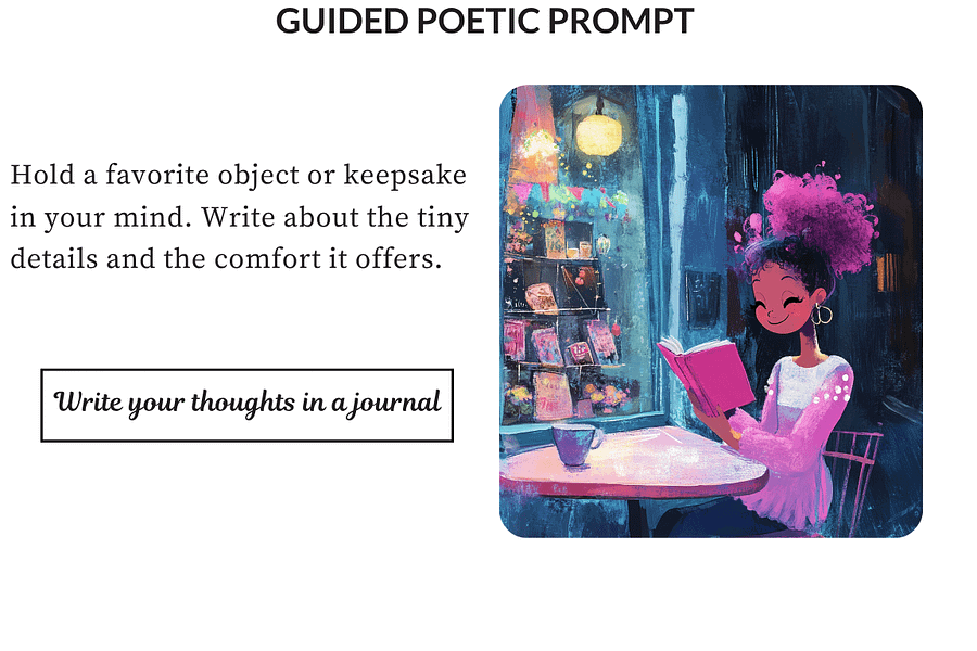 Guided Poetic Prompt Card #1 product image (1)