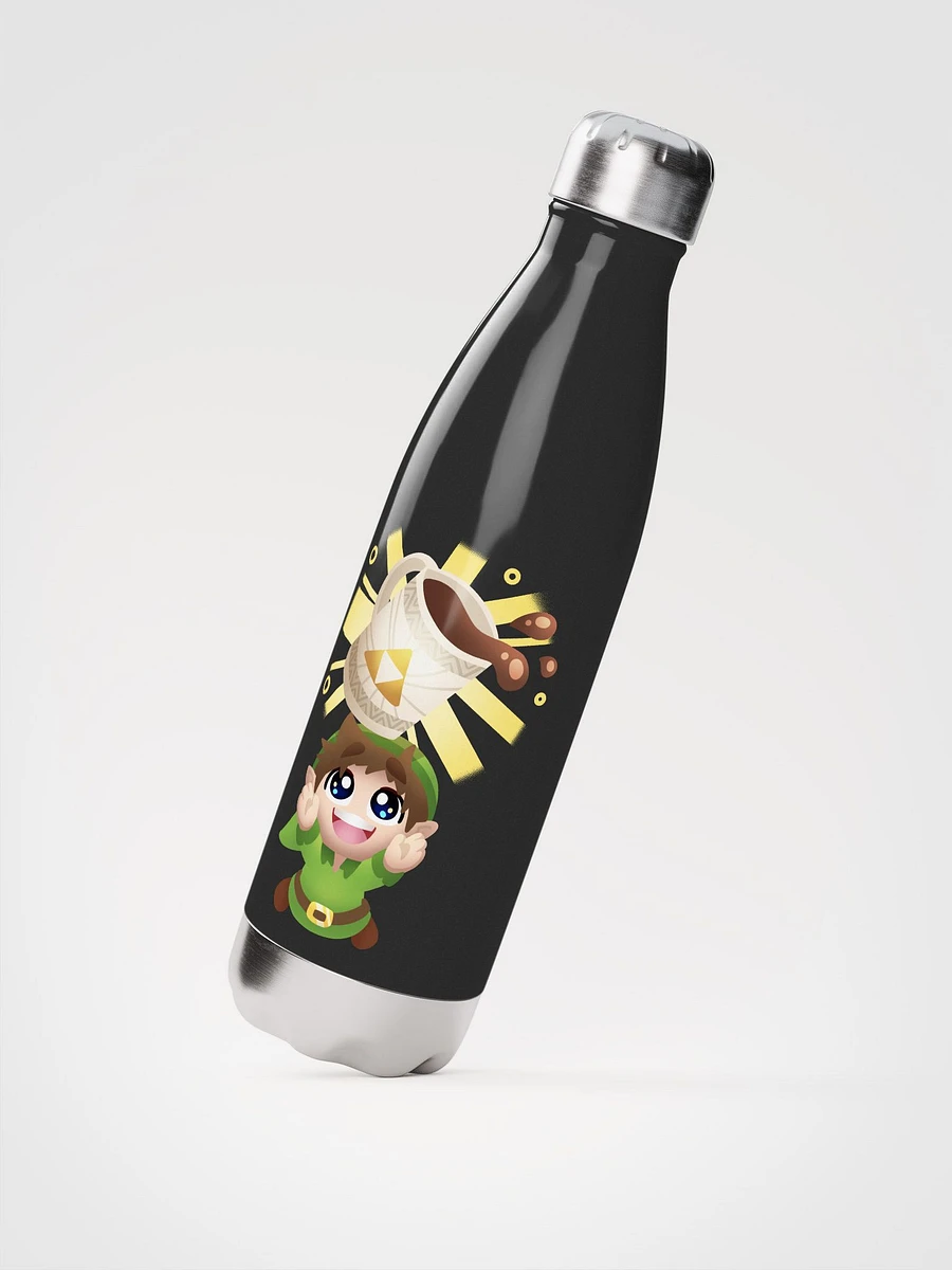 Steel Water Bottle (Coffee Graphic) product image (2)