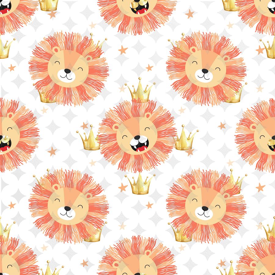 Jungle King Seamless Pattern product image (1)