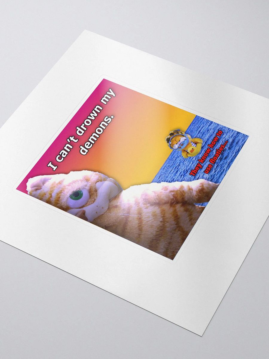 I can't drown my demons sticker product image (3)