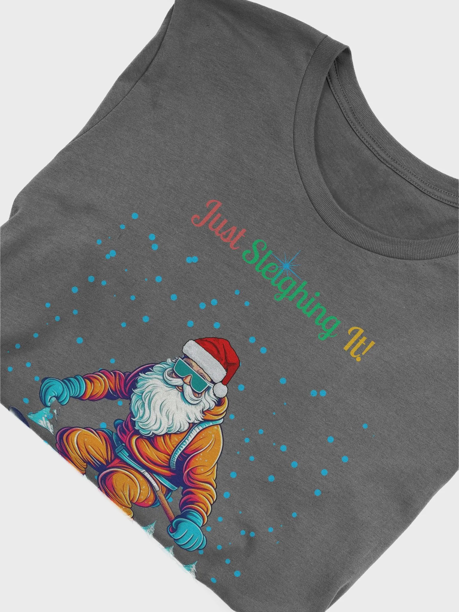 Santa Claus Snowboarding T-shirt product image (23)