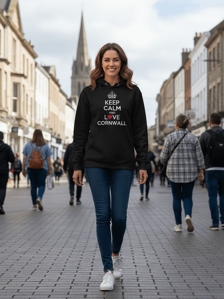 Keep Calm & Love Cornwall Hoodie product image (1)