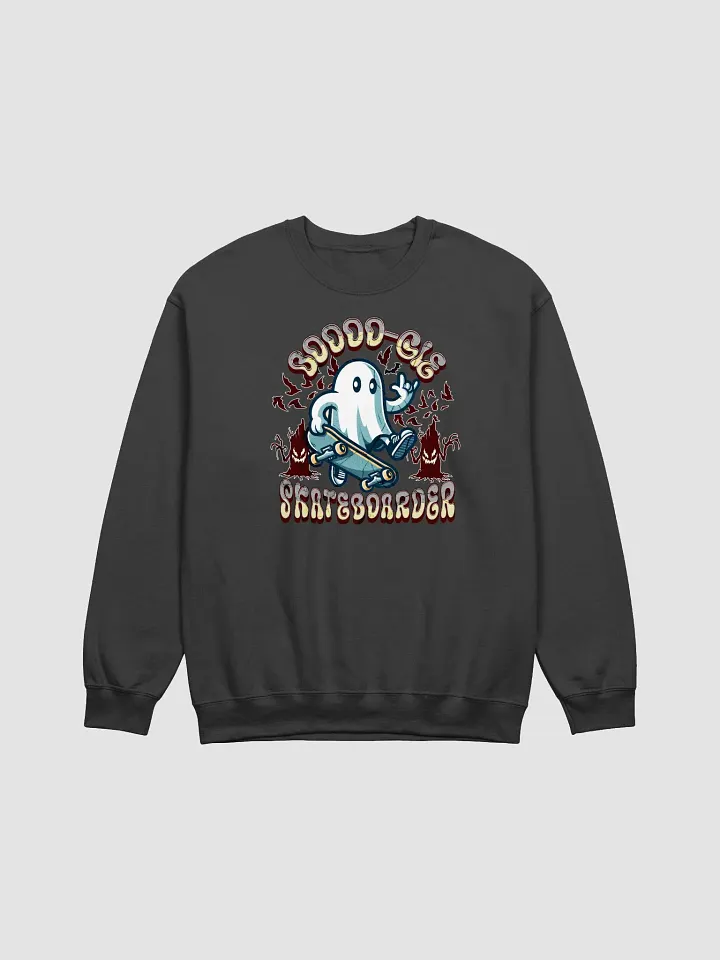 Boooo-gie Skateboarder Ghost Rockin Crewneck product image (1)