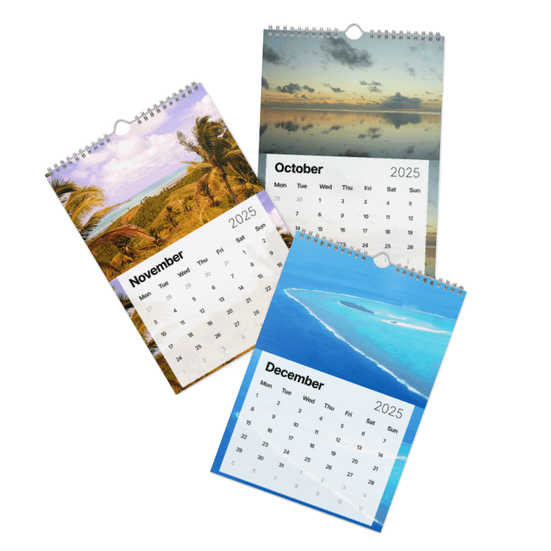 Calendar 2025 - Cook Islands 'Heaven on Earth' product image (5)