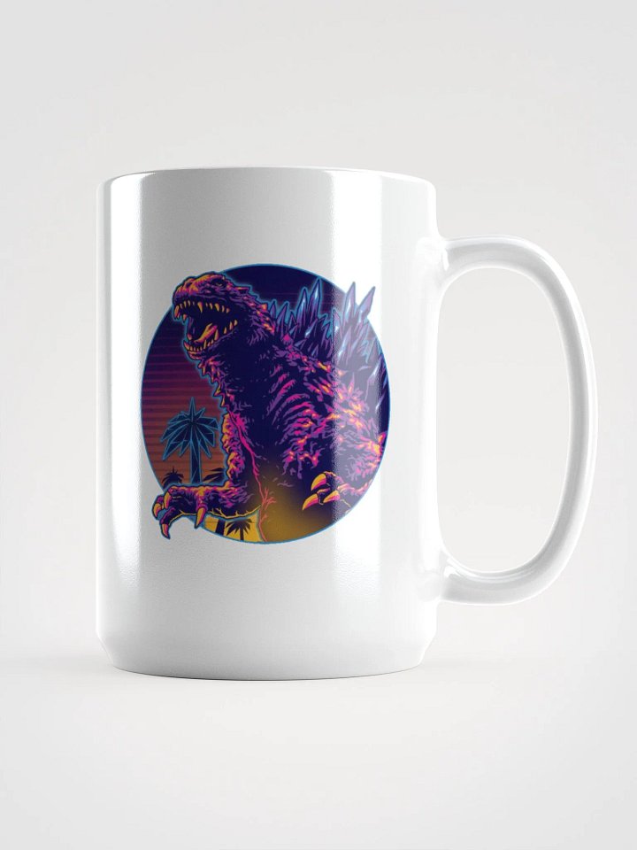 Godzilla Synthwave Mug product image (1)