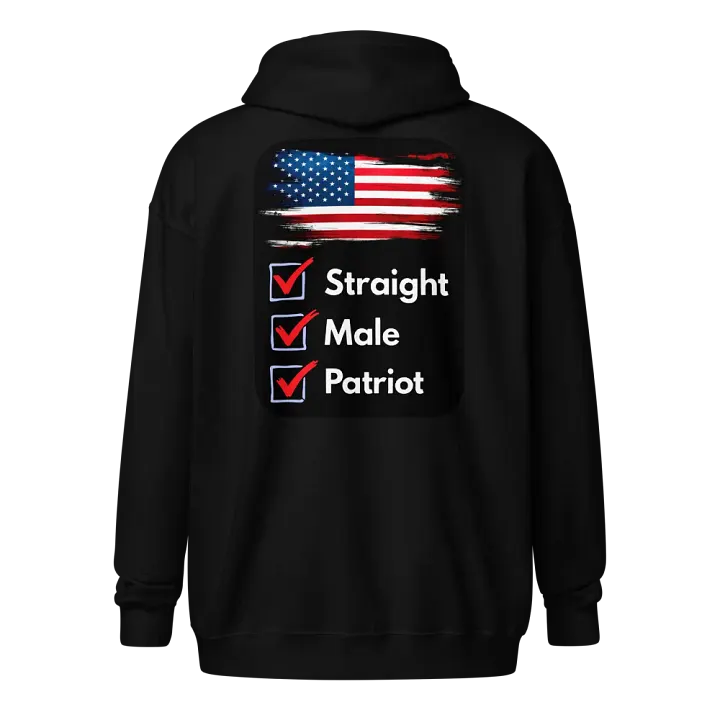 Zip Hoodie: Male Checklist product image (1)
