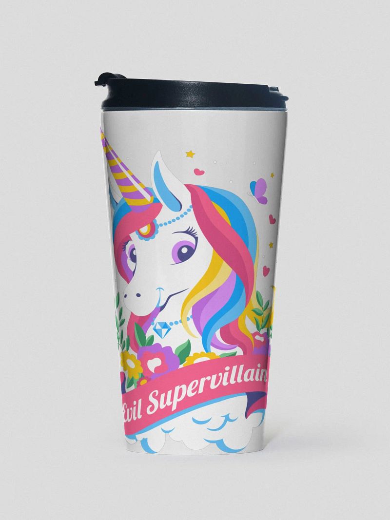 Evil Supervillain Travel Mug