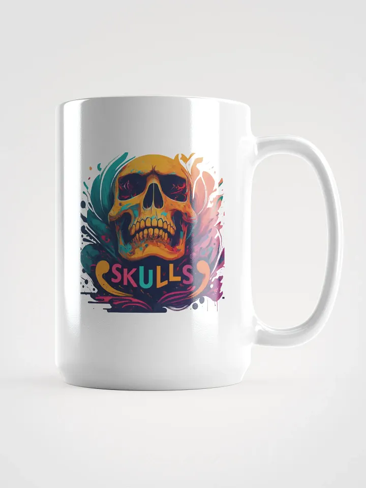 Vibrant Skulls Splash Mug product image (1)