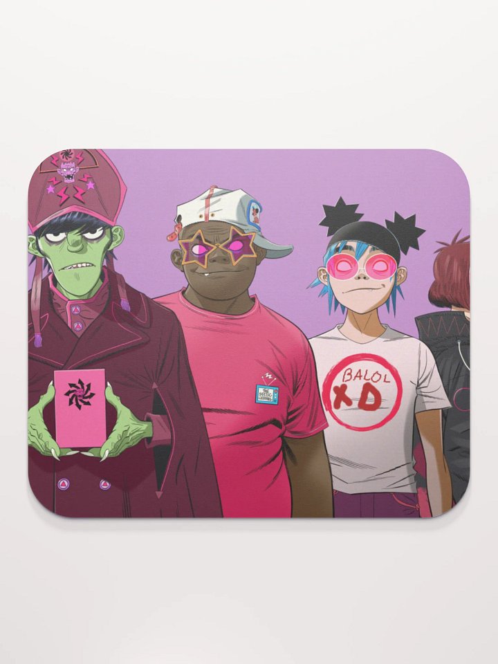 Gorillaz x balolxD mouse pad product image (2)