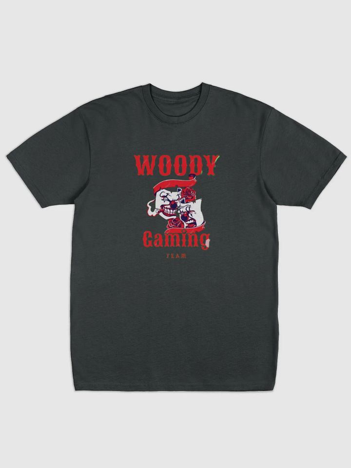 Woody Gaming Red logo T-Shirt product image (1)