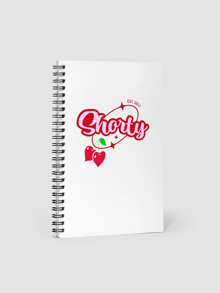 Shorty Heart Shaped Cherries Spiral Bound Notebook product image (1)