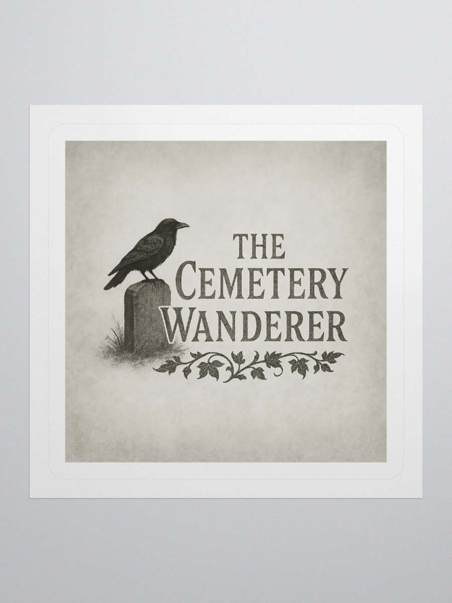 The Cemetery Wanderer Logo Sticker product image (2)