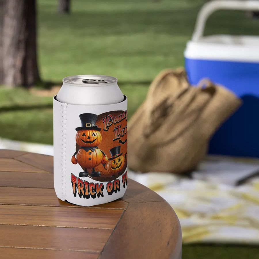 Pumpkin Terror Trick Or Treat Can Cooler product image (6)