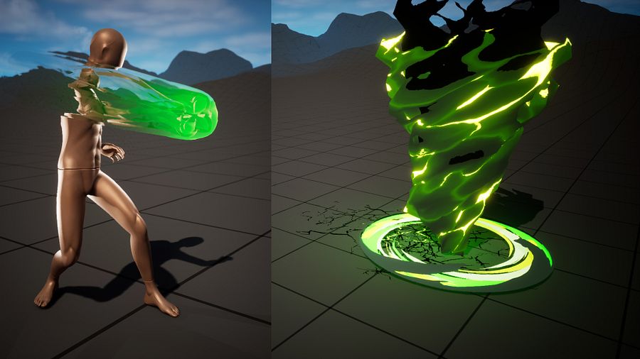 Shooting Tornado in Unreal Engine 5.4 Niagara | Download Files product image (3)