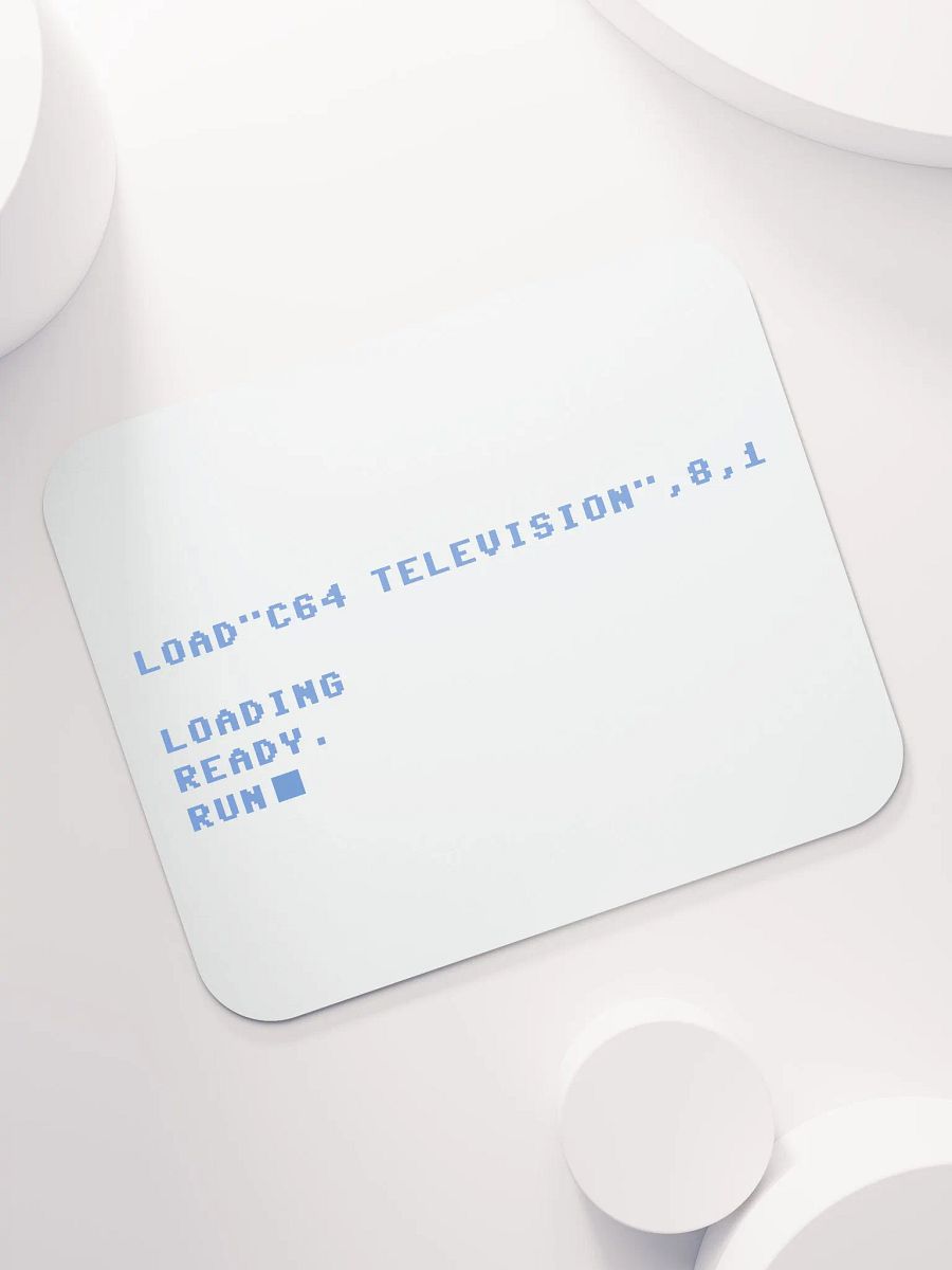 Classic Mouse Pad (Load C64 Telelvision ,8,1) product image (7)